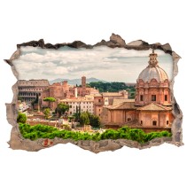 Vinilos agujero 3d foro romano y coliseo