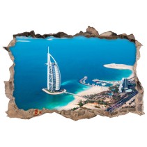 Vinilos agujero 3d burj al arab dubai