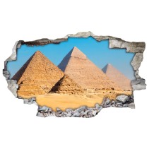 Vinilos agujero 3d pirámides de guiza