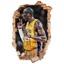 Vinilos agujero 3d kobe bryant nba