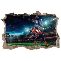 Vinilos agujero 3d partido fútbol americano