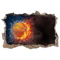 Vinilos agujero 3d balón de baloncesto