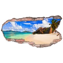 Vinilos agujero 3d playa anse source d'argent seychelles