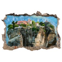 Vinilos monasterios de meteora grecia 3d