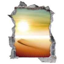 Vinilos agujero 3d sol del desierto