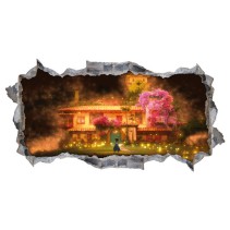 Vinilos decorativos agujero 3d disney encanto