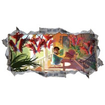 Vinilos y pegatinas agujero 3d disney encanto