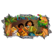 Vinilos y pegatinas agujero pared 3d disney encanto
