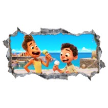 Vinilos y pegatinas agujero 3d película luca disney pixar