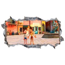 Vinilos infantiles agujero 3d película luca disney pixar
