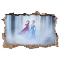 Pegatinas decorativas agujero 3d disney frozen 2