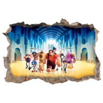Vinilos agujero 3d disney ralph rompe internet