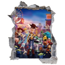 Vinilos decorativos agujero 3d pixar toy story 4