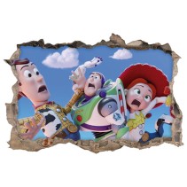 Vinilos decorativos infantiles agujero 3d toy story 4