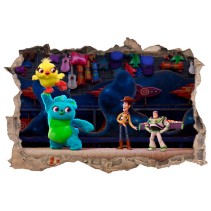 Vinilos infantiles agujero 3d toy story 4