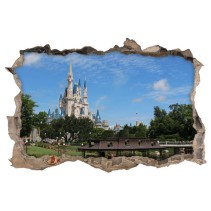 Vinilos 3d castillo walt disney world