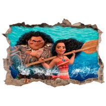 Vinilos agujero 3d disney moana