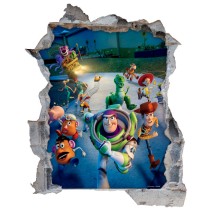 Vinilos infantiles agujero 3d toy story 3