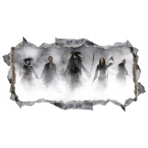 Vinilos decorativos agujero 3d piratas del caribe disney