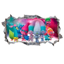 Vinilos decorativos y pegatinas 3d trolls