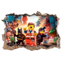 Vinilos agujero 3d the lego