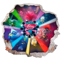 Pegatinas de vinilos 3d infantil película trolls