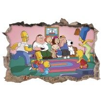 Vinilos y pegatinas los simpsons y family guy