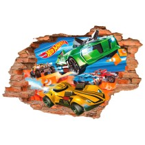 Vinilos agujero 3d coches hot wheels