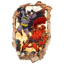Vinilos decorativos agujero 3d batman