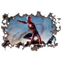 Vinilos efecto agujero 3d spider man no way home