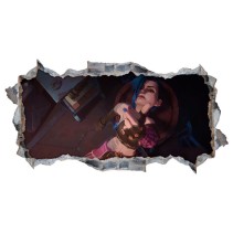 Vinilos agujero 3d videojuego arcane