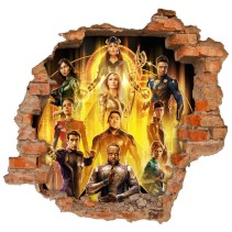 Vinilos agujero 3d película eternals marvel