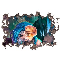 Vinilos decorativos agujero 3d arcane