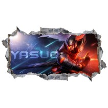 Vinilos y pegatinas agujero 3d league of legends
