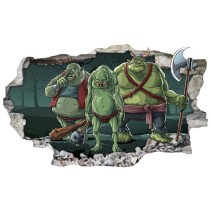 Vinilos y pegatinas juveniles 3d trolls