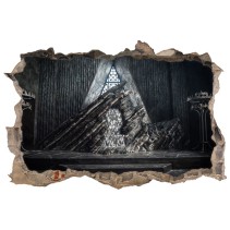 Vinilo agujero 3d juego de tronos