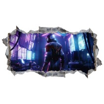 Vinilos agujero 3d marvel spider man miles morales