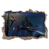 Vinilos y pegatinas agujero 3d spider man miles morales