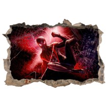 Vinilos y pegatinas efecto 3d película miles morales spider man