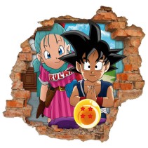 Vinilos decorativos 3d dragon ball son goku