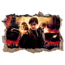 Vinilos agujero 3d harry potter