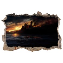 Vinilo infantil agujero 3d harry potter