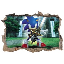 Vinilos agujero 3d videojuego sega sonic