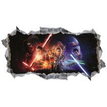 Vinilos agujero 3d star wars el último jedi