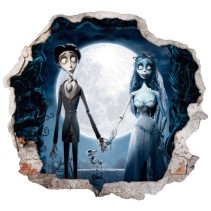 Vinilos agujero 3d la novia cadaver