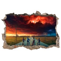 Vinilos efecto 3d netflix series tv stranger things