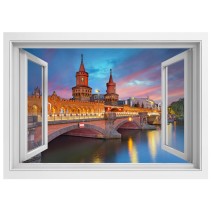 Vinilos agujero 3d puente de oberbaum berlín