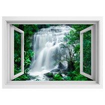 Vinilos ventana 3d parque doi inthanon tailandia