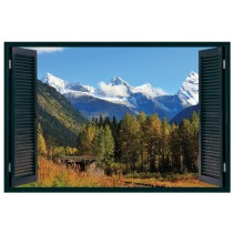 Vinilos efecto 3d canadá parque nacional banff