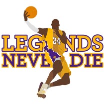 Vinilos silueta kobe bryant los angeles lakers basketball